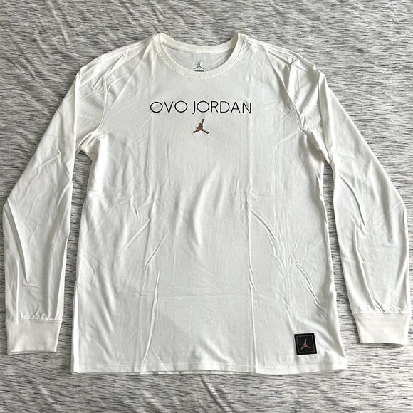 OVO x Jordan Long Sleeve T-Shirt Large - Picture 1 of 6